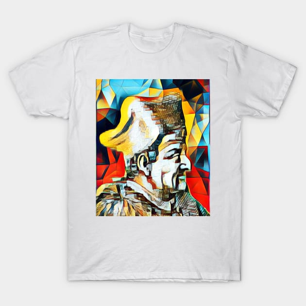 Lorenzo Valla Abstract Portrait | Lorenzo Valla Artwork 2 T-Shirt by JustLit